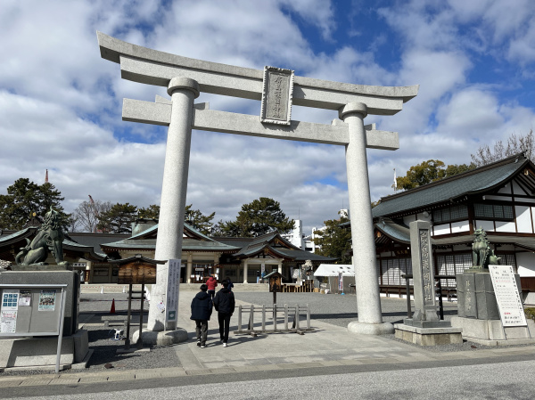 This is the Hiroshima Gokoku Shrine, if you want to look it up.